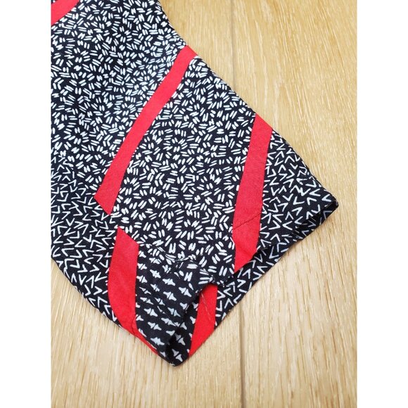 AC Sport Vintage Womens 14 Button Up Blouse Tunic 80s Shoulder Pads Retro READ - Picture 14 of 16